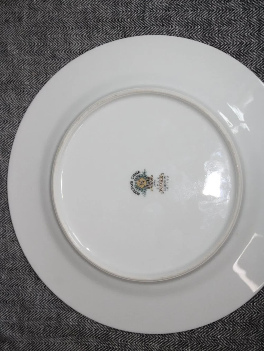 Vintage Noritake China 'Romance' Pattern 6022 Saucer & Luncheon Plate Set